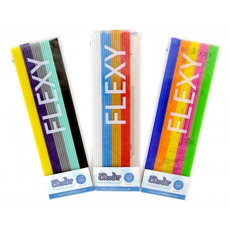 Set filamente flexibile pentru 3Doodler Create - multicolore, FLEXY
