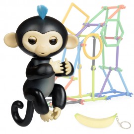 Set jucarie interactiva Happy Finger Monkey cu accesorii